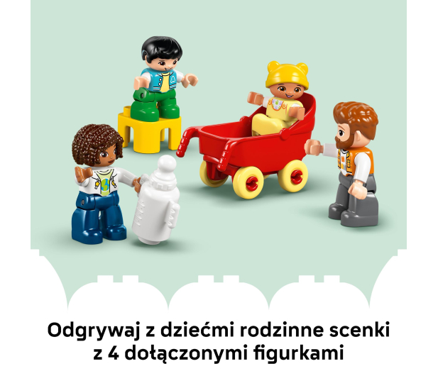LEGO DUPLO 10470 Nowoczesny dom rodzinny 3 w 1 z figurkami - 1473391 - zdjęcie 12